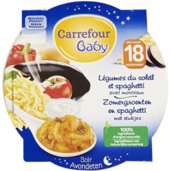 Carrefour Baby 260G Ass Spaghet.Legum Crf
