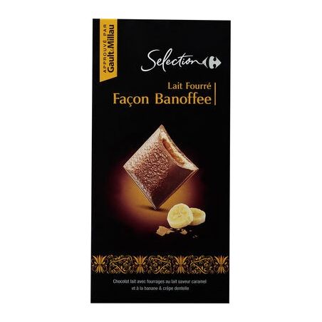 Carrefour Selection 125G Lait Fourre Banoffee Crf