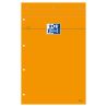 Oxford Lot De 3 Bloc-Notes A5 Quadrillé 5X5 80 Feuilles 80G Couverture Orange