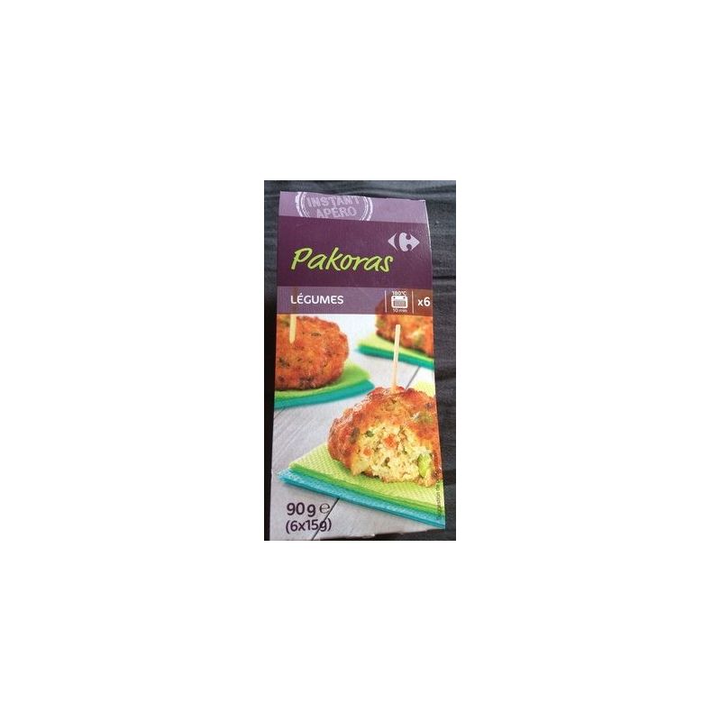 Carrefour 90G Pakoras Legumes Crf