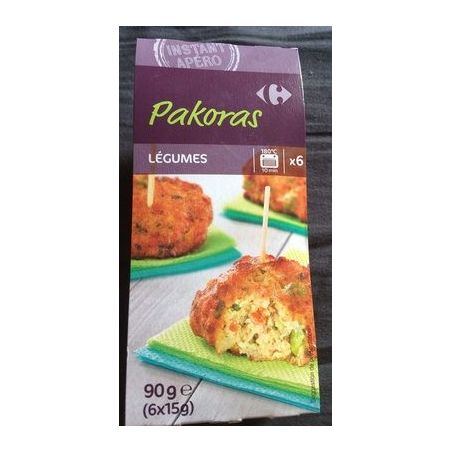 Carrefour 90G Pakoras Legumes Crf