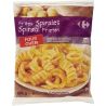 Carrefour 600G Frites Spirales Four Crf