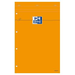 Oxford Bloc-Notes Seyès, 80 Feuilles 210 X 315 Mm Orange