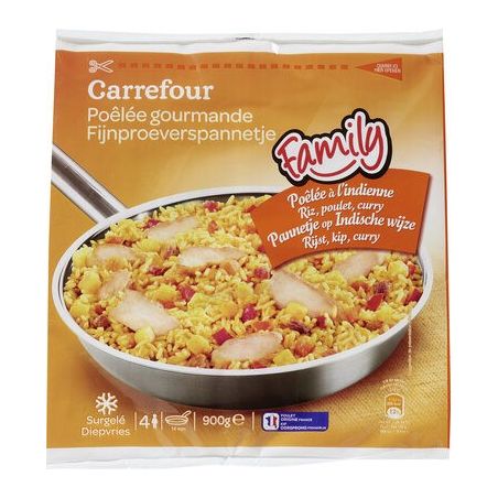 Carrefour 900G Poelee Plt Indienne Crf