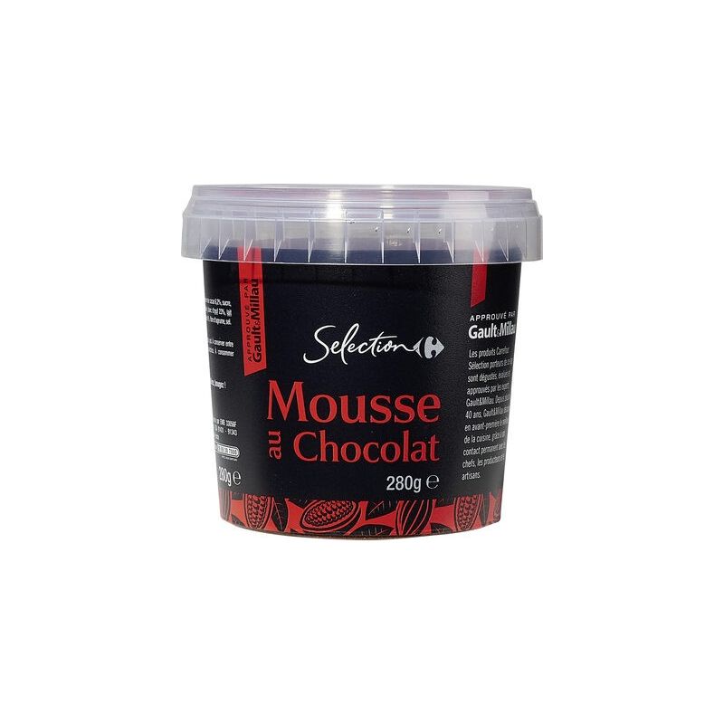 Carrefour Selection 280G Dessert Mousse Au Chocolat Crf