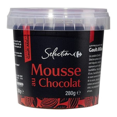 Carrefour Selection 280G Dessert Mousse Au Chocolat Crf