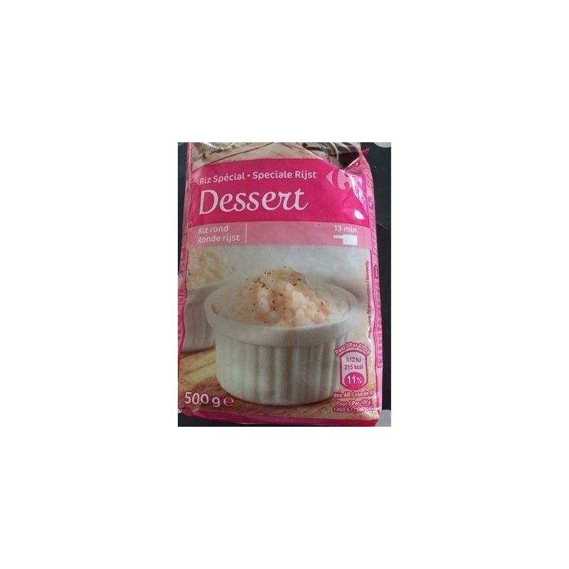 Carrefour 500G Riz Rond Dessert Crf