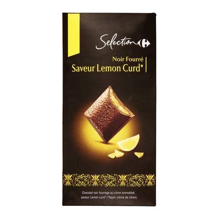 Carrefour Selection 125G Noir Fourr Lemoncurd Crfs