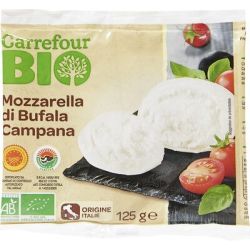 Carrefour Bio 125G Mozzarella Oeufala Crf
