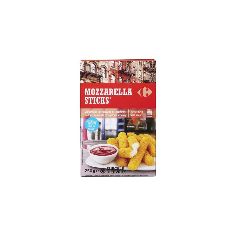 Crf Cdm 250G Mozzarella Sticks + Sauce