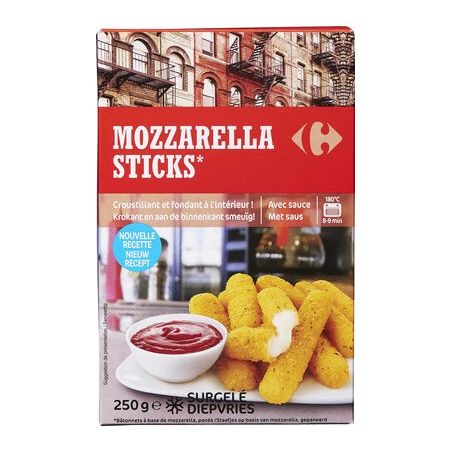Crf Cdm 250G Mozzarella Sticks + Sauce
