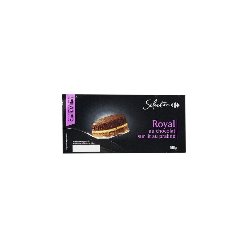 Carrefour Selection 2X80G Royal Au Chocolat Crf Sélection