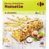 Carrefour 125G Barre De Céréales Noisettes Crf