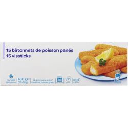 Pp Blanc 15X30G Btonnets De Poisson Pané