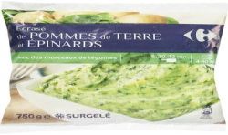 Carrefour 750G Ecrase Pdt Epinard Crf