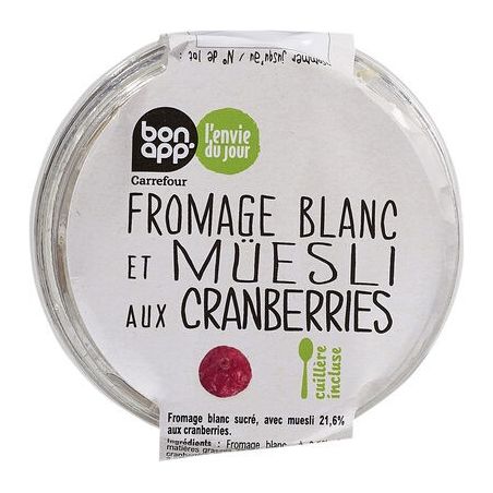 Carrefour 110G Fromage Blanc Granola