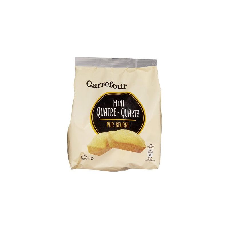 Carrefour 250G Mini Quatre Quart X10 Crf
