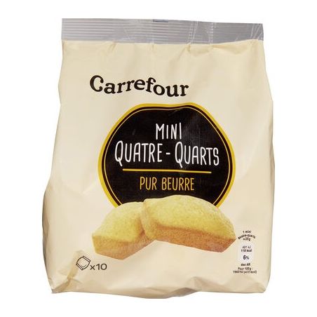 Carrefour 250G Mini Quatre Quart X10 Crf
