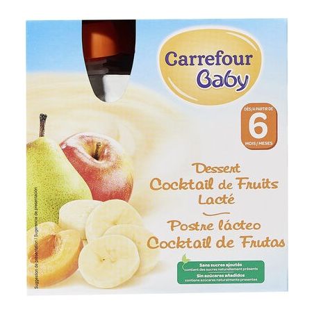 Carrefour 4X85G Grd.Lact.Cock.Frt.6M Crf