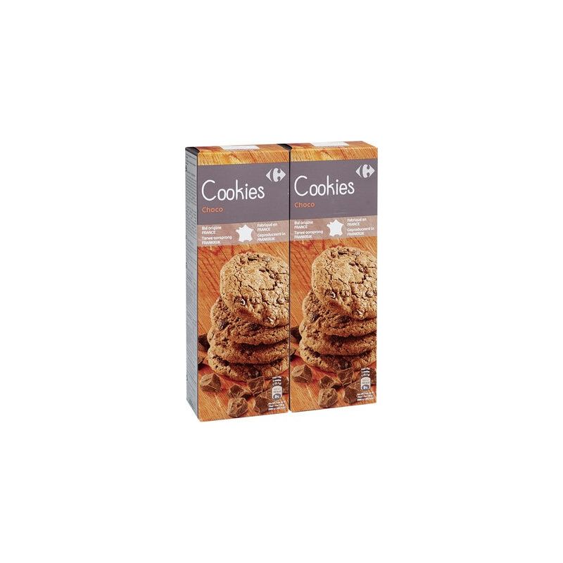 Carrefour 2X200G Cookies Tout Chocolat Crf