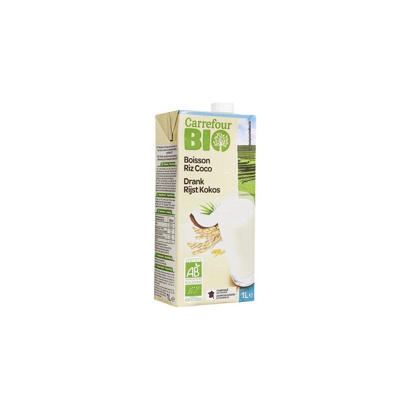 Carrefour Bio 1L Boisson Riz Coco Crf