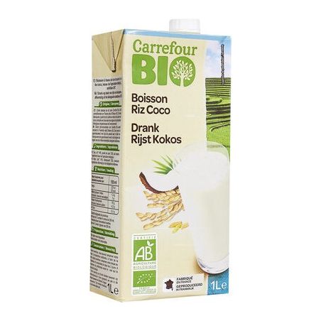 Carrefour Bio 1L Boisson Riz Coco Crf