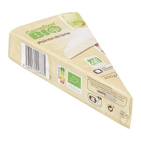 Carrefour Bio 200G Pointe De Brie Crf