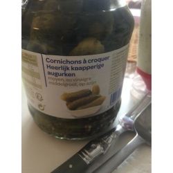Pp Blanc 720Ml Bocal De Cornichons Moyens