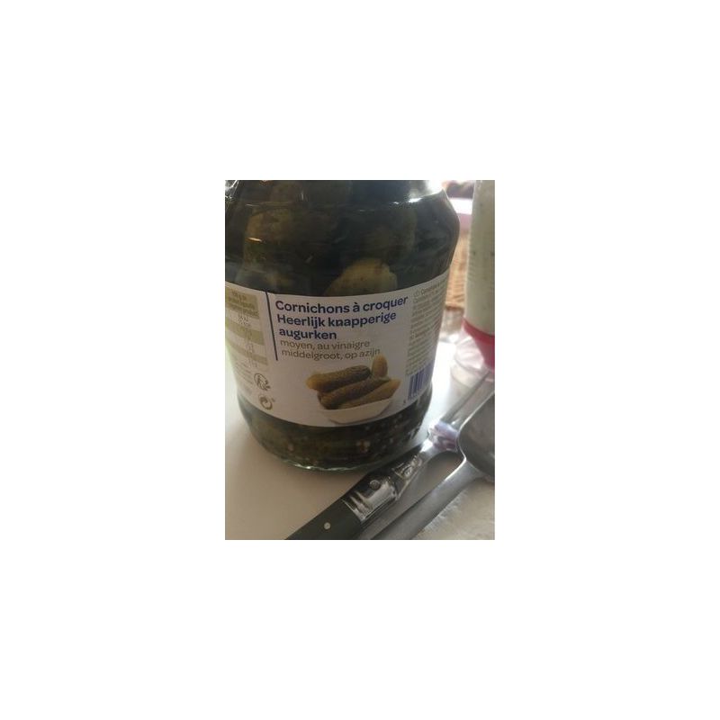 Pp Blanc 720Ml Bocal De Cornichons Moyens