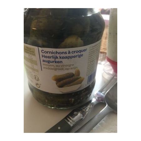 Pp Blanc 720Ml Bocal De Cornichons Moyens