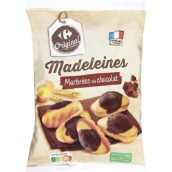 Carrefour 500G Madeleines Coquille Marbrées Au Chocolat Crf