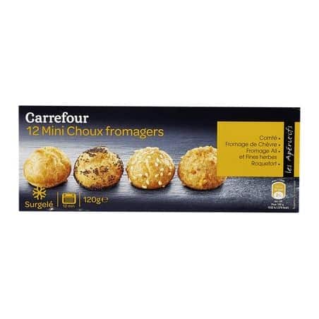 Carrefour 120G Min.Chou.Sale Fromx12 Crf
