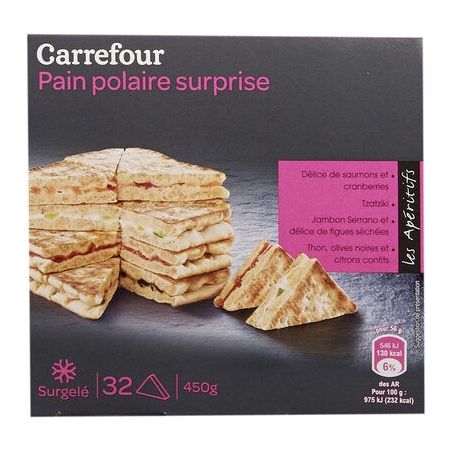Carrefour 450G Pain Surprise Polaire Crf