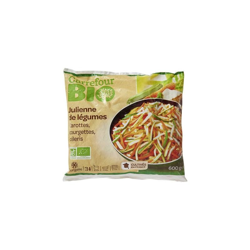 Carrefour Bio 600G Julienne De Légumes Crf