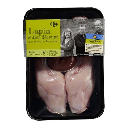 Carrefour Kg Lapin Ent Dec S/Tet Fqc Crf