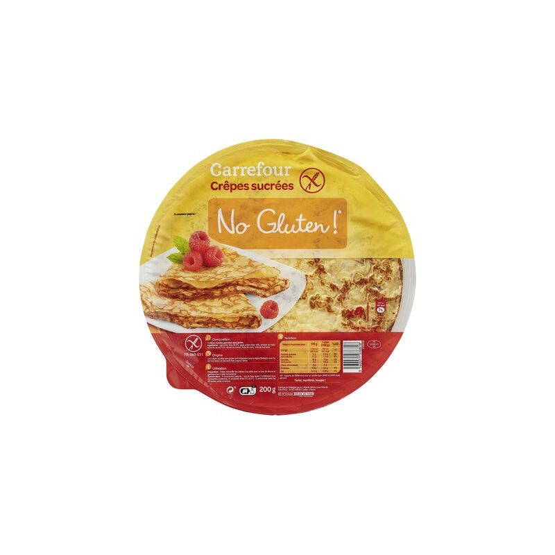 Carrefour 200G Crepe Sucre Ss Gluten Crf
