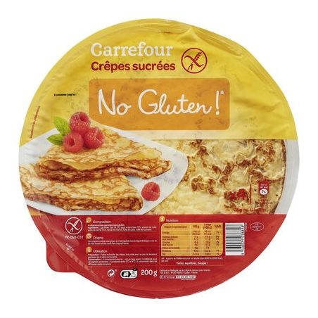 Carrefour 200G Crepe Sucre Ss Gluten Crf