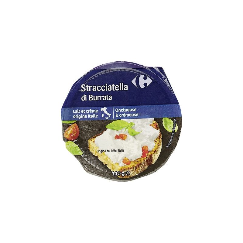 Carrefour 140G Mozza Stracciatella Crf