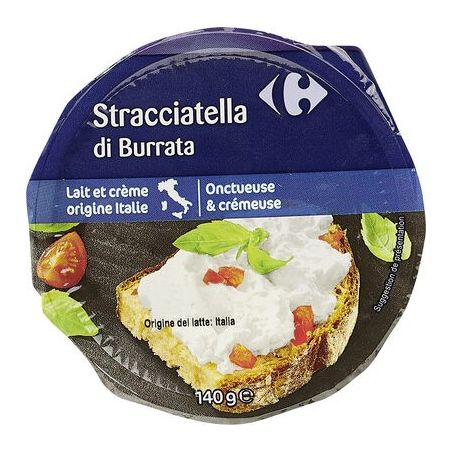 Carrefour 140G Mozza Stracciatella Crf