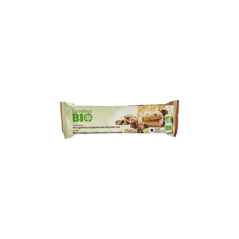 Carrefour Bio 140G Biscuit Pepite Choc Grain