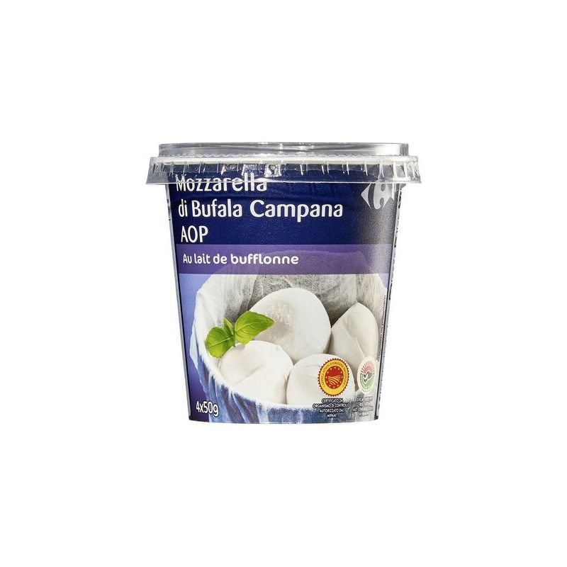 Carrefour 4X50G Mozza.Boule Oeufala Crf