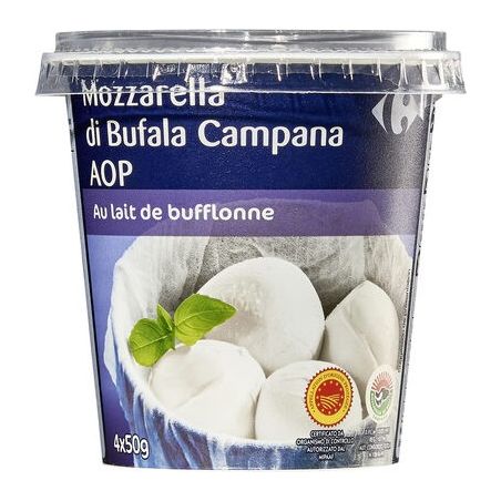 Carrefour 4X50G Mozza.Boule Oeufala Crf