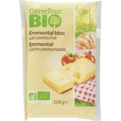 Carrefour Bio 200G Emmental Bloc Crf