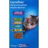 Carrefour 400G Croquette Lapin Carottes Poisson Cereales Chat Crf