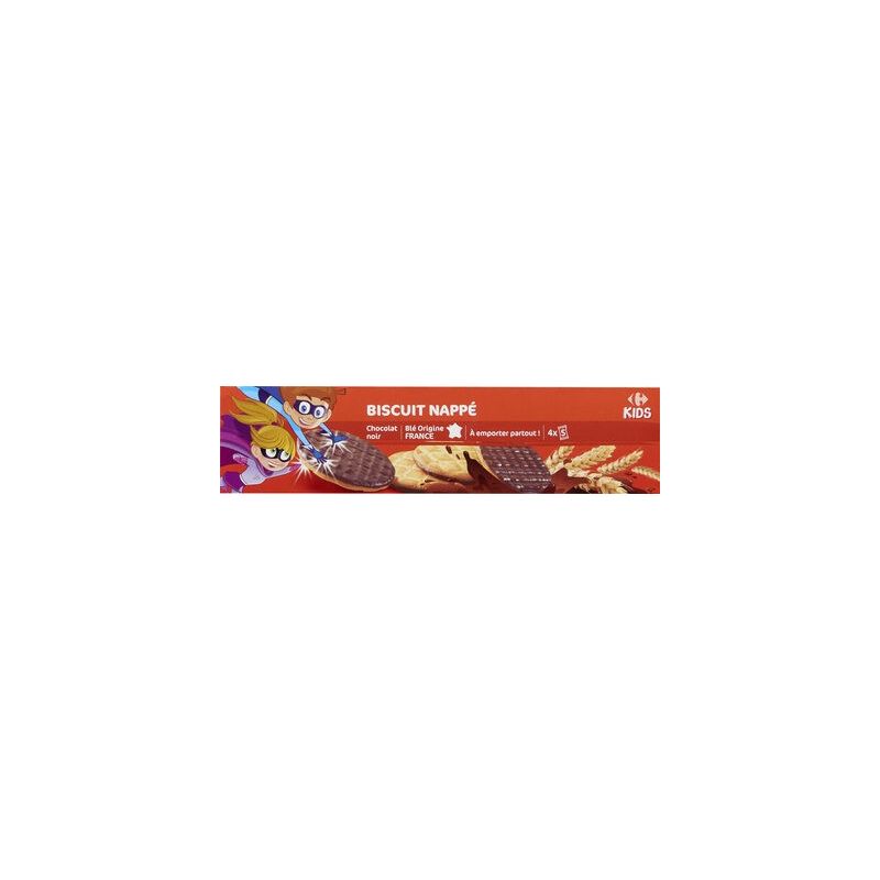 Carrefour Kids 200G Nappés Au Chocolat Noir Crf