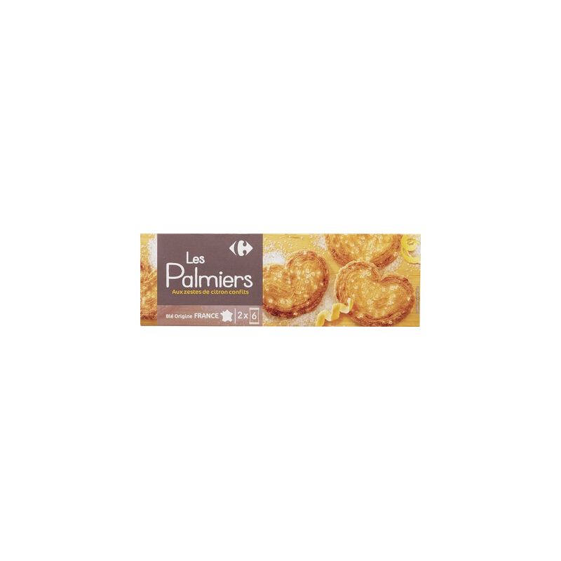 Carrefour 100G Palmiers Citron Crf