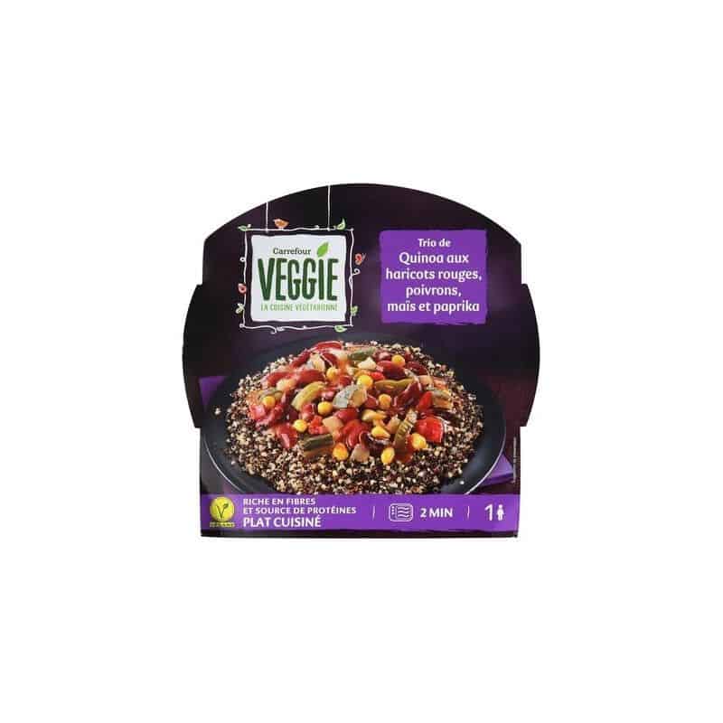 Carrefour Veggie Trio De Quinoa Haricot Poivron Crf