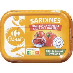 Crf Classic 1/5 Sardine Harissa Carrefour