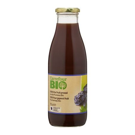 Carrefour Bio 75Cl Bocal Pur Jus De Pruneau Crf