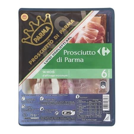 Carrefour 70G Jambon De Parme 6T Crf